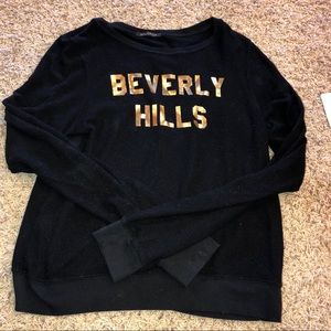 WILDFOX Beverly Hills crew top